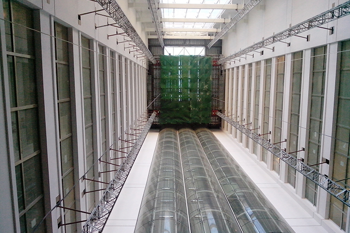 北京远洋公馆项目高大空间顶部施工桁架式平台